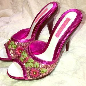 Betsey Johnson Stiletto Slides